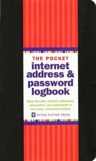 Pocket-Sized Password Logbook