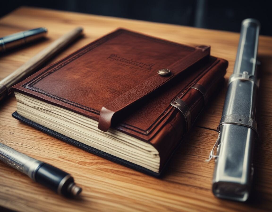 Leather-bound Log Books